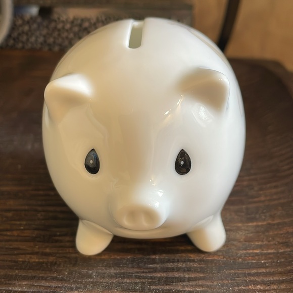 Enesco Precious Moments Collection Piggy Bank with Sweet Girl & Jesus Loves Me - Picture 3 of 7